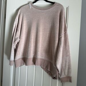 Ocean Drive Blush Pink Crew Neck Sweater